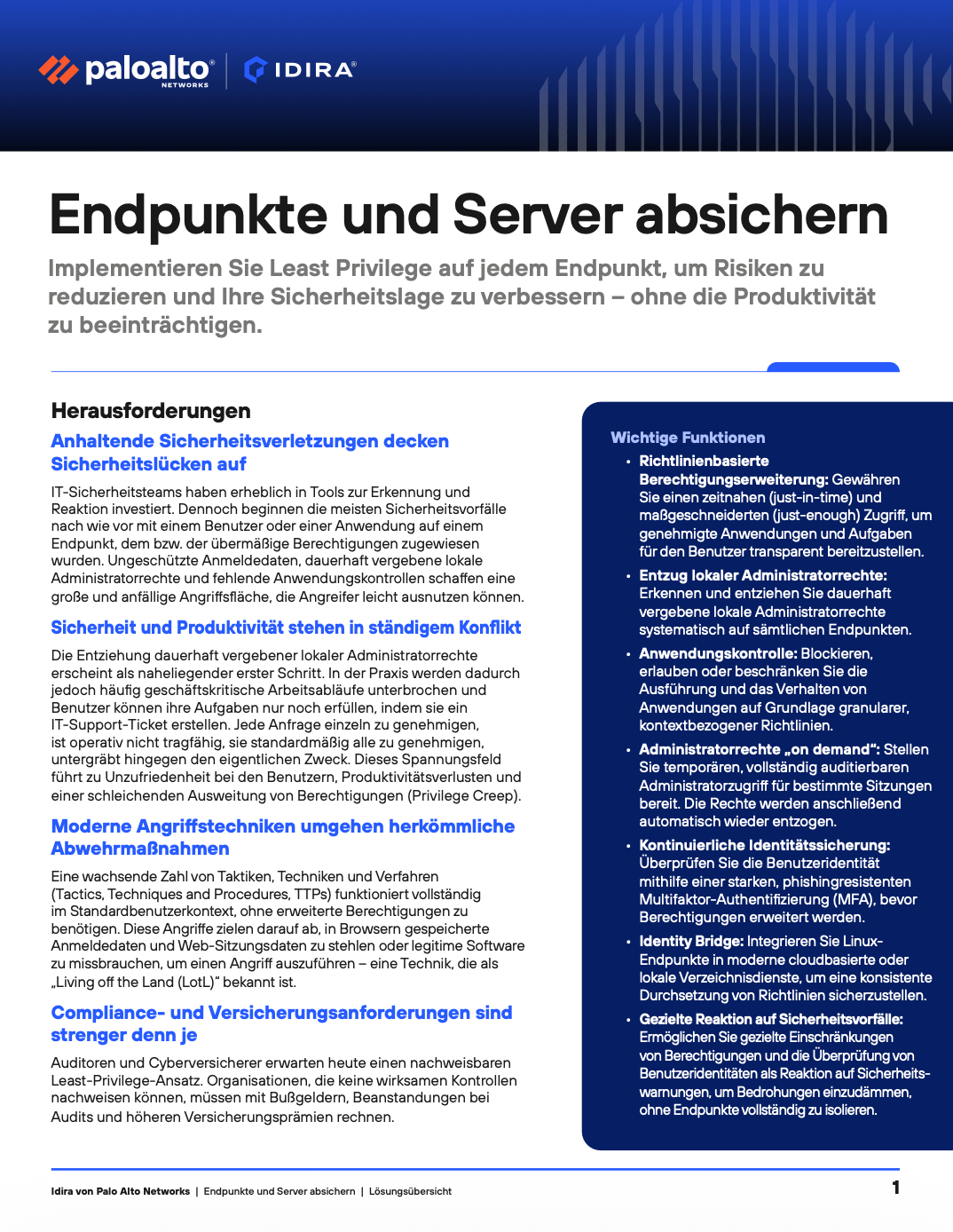 Endpunkte und Server absichern