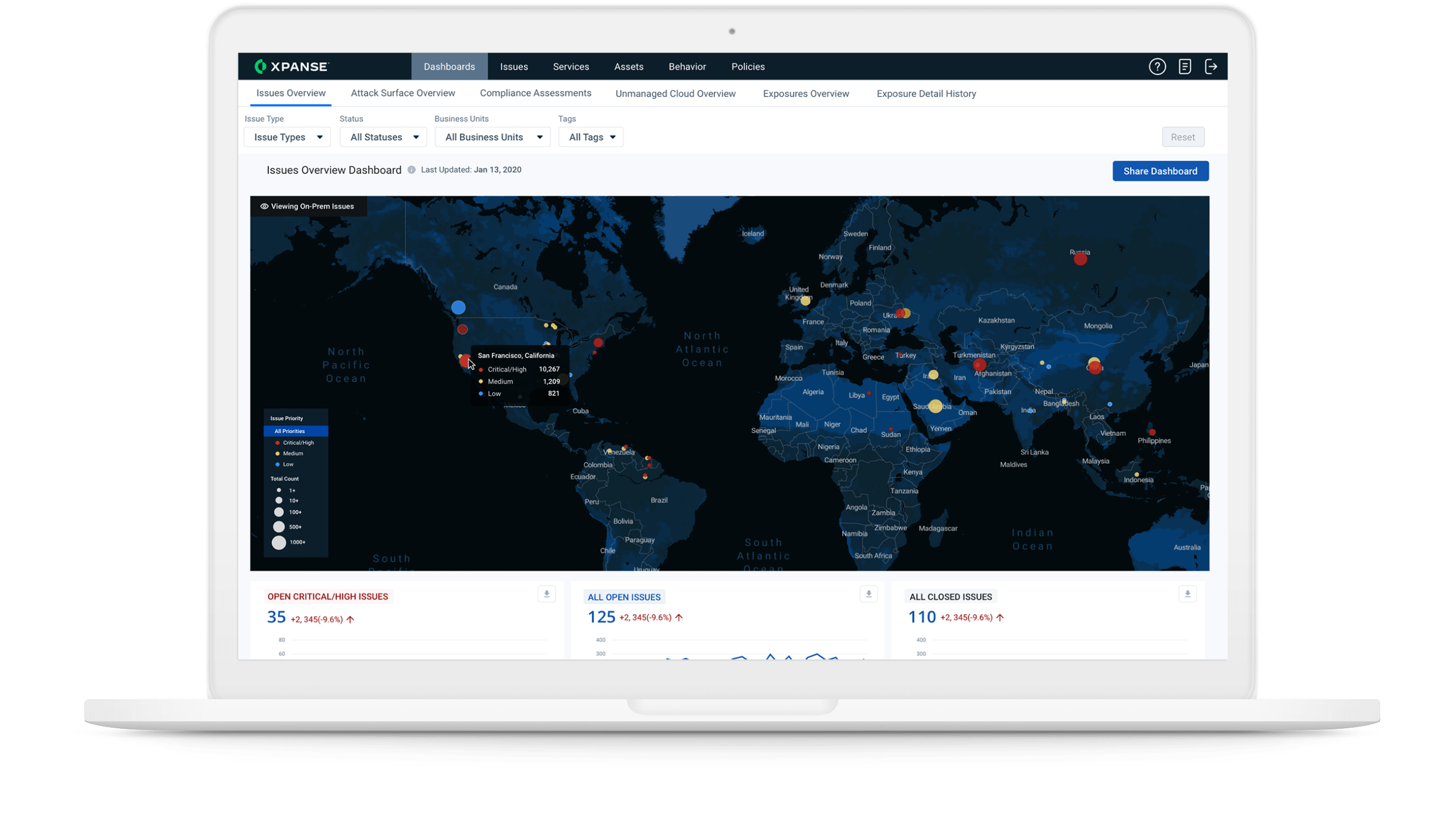 Kontinuierliche Erkennung und Überwachung von Cloud-Assets