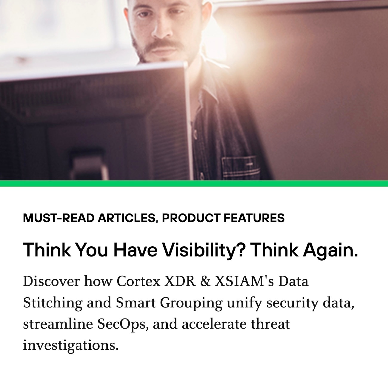 Sie glauben, Sie haben alles im Blick? Denken Sie noch einmal darüber nach.