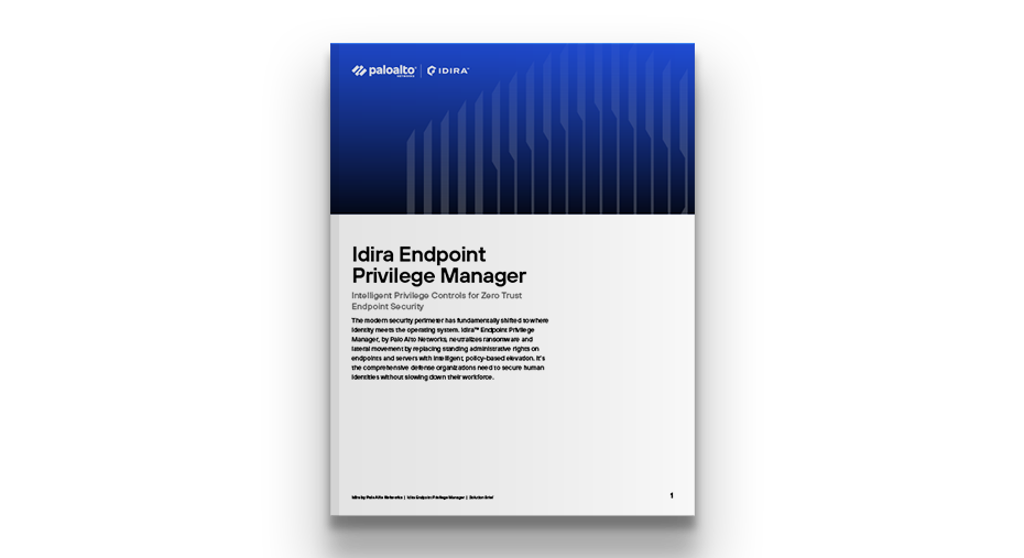 Idira Endpoint Privilege Manager – Lösungsübersicht