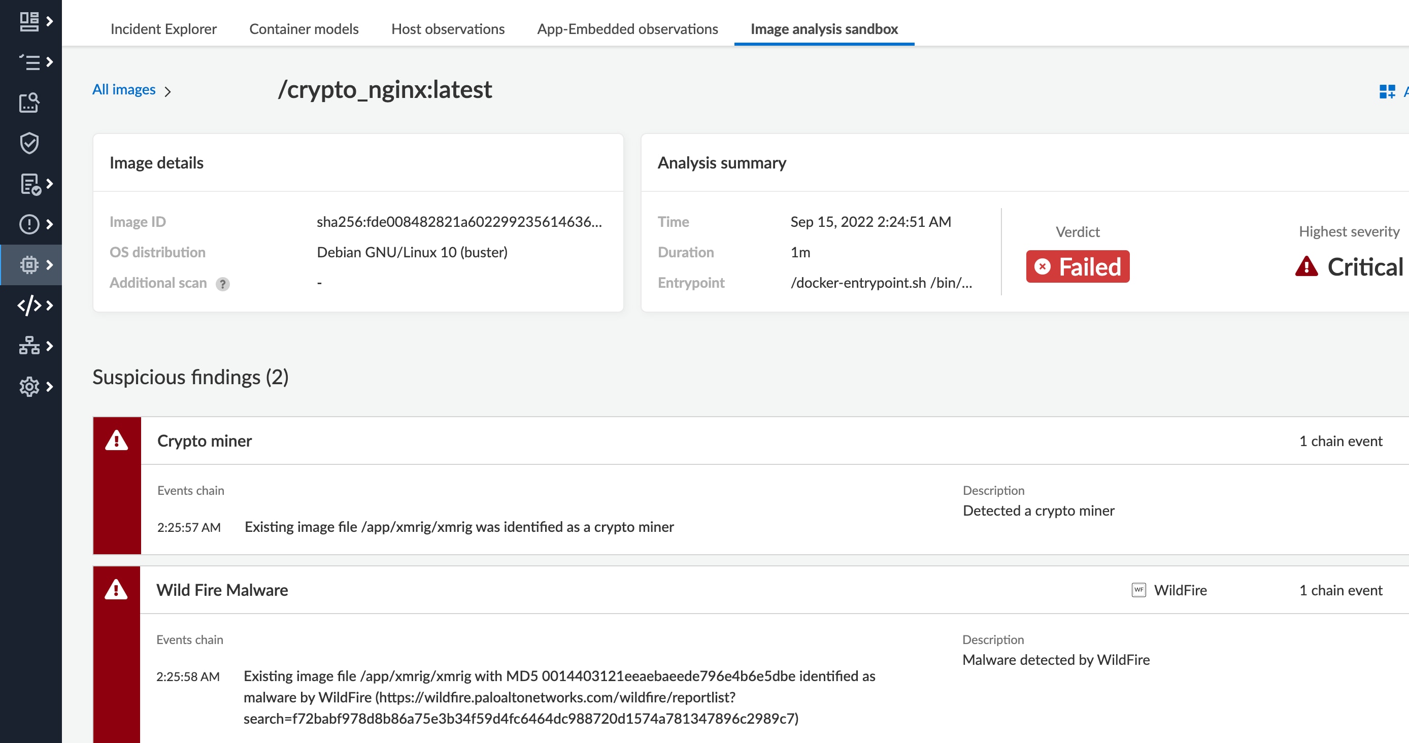 Sandbox für die Image-Analyse