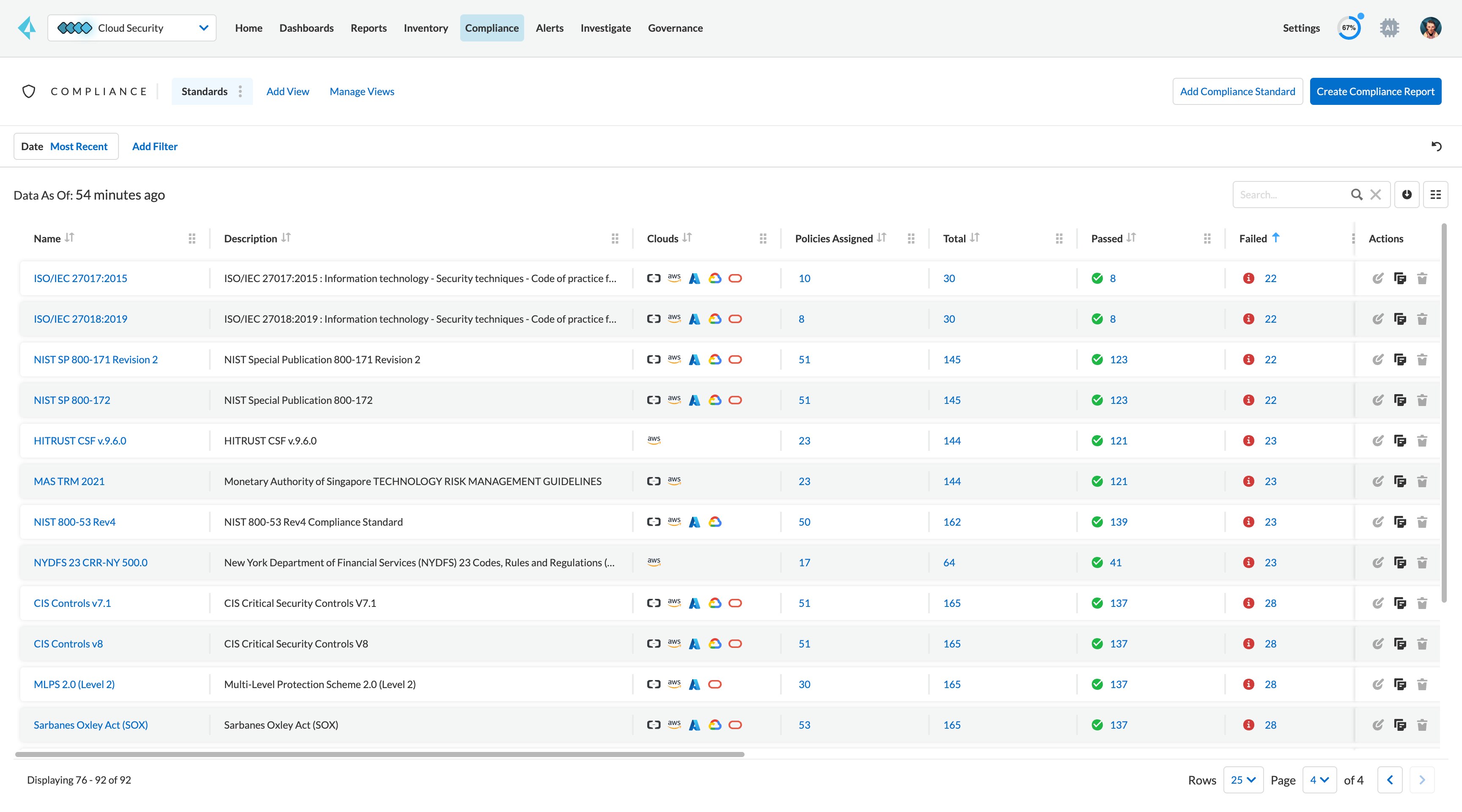 Überwachung und Protokollierung der Compliance