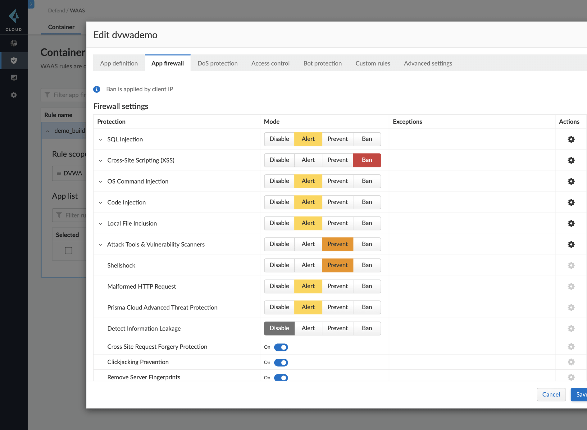 Schutz vor den OWASP Top-10