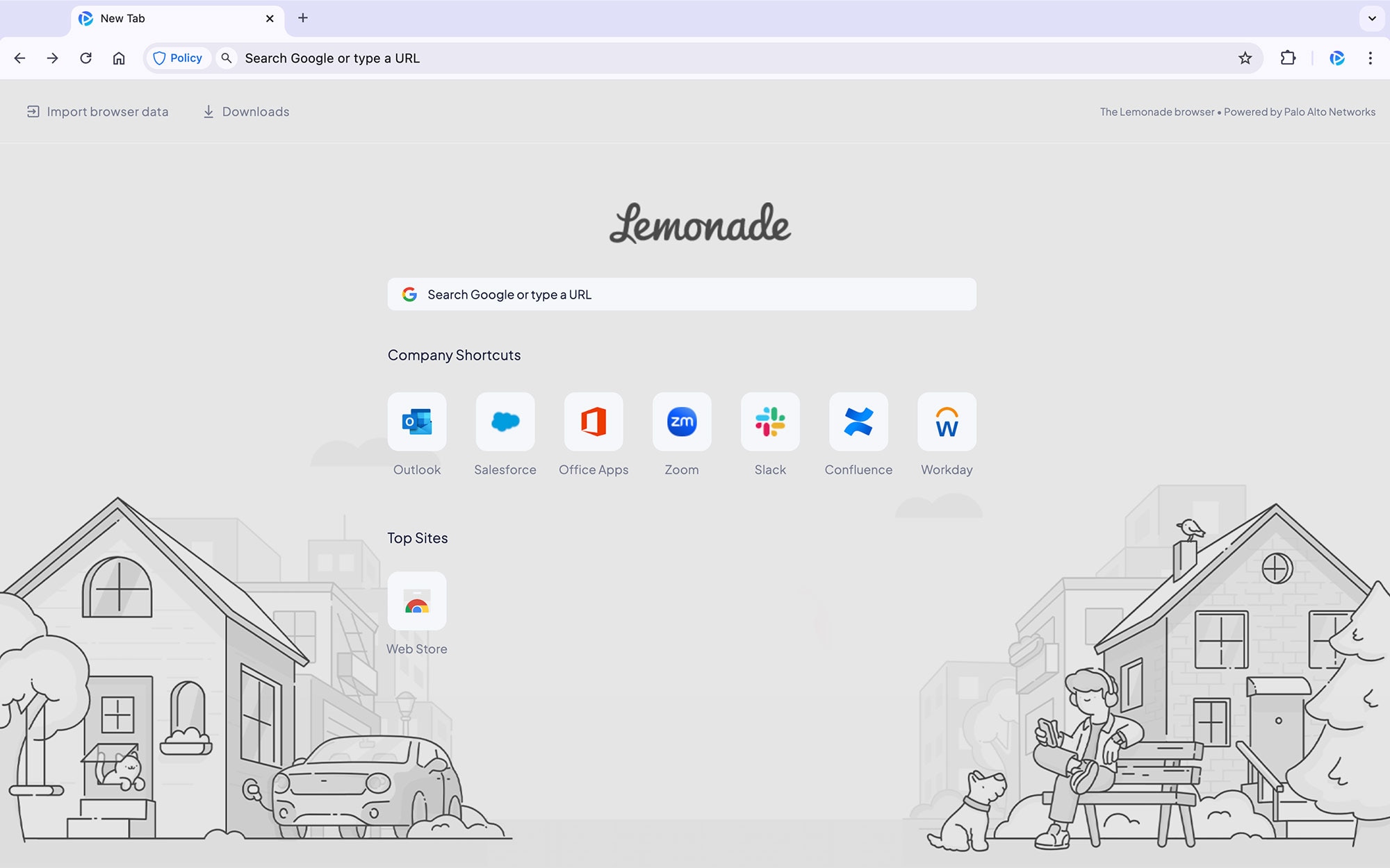 PAB: neue Registerkarte (Lemonade)