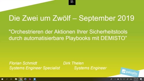 Orchestrieren Sie Ihre Sicherheitstools mit automatisierten DEMISTO Playbooks